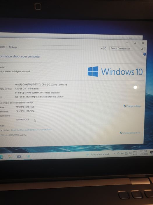 Laptop Dell i7 gen3