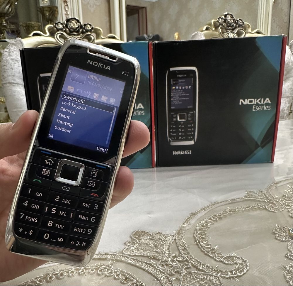 СКИДКА !!! Nokia E51 Оригинал новый пачка: 50 у.е. - Мобильные телефоны  Ташкент на Olx