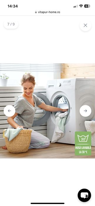 Topper 160 x 200 - roll up cun inaltimea de 4 cm