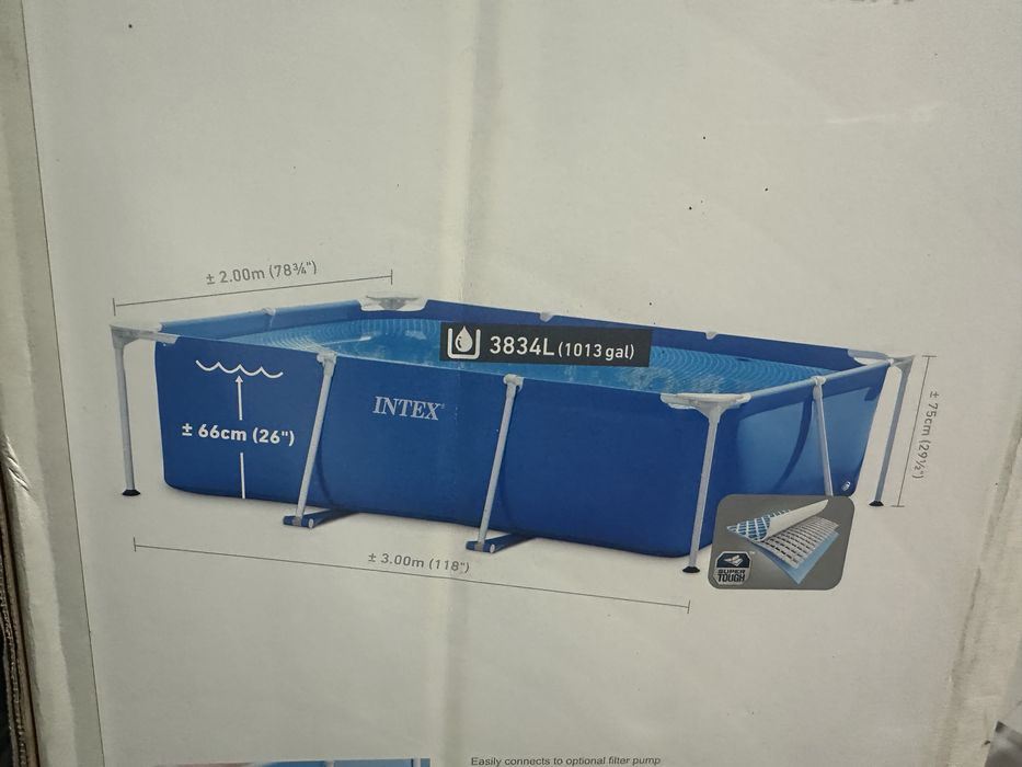 Бассейн каркасный