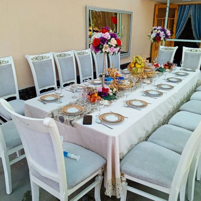 Prokat stol stul chinni idishlar qozon òchoq