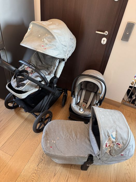 CYBEX PRIAM KOI Limited Edition – пълен комплект + ISOFIX база + оригинални аксесоари