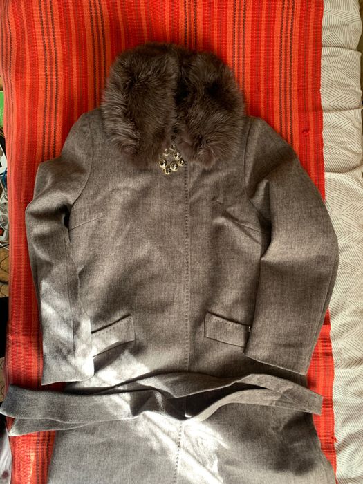 Пальто кашемировое трапеции размер 44