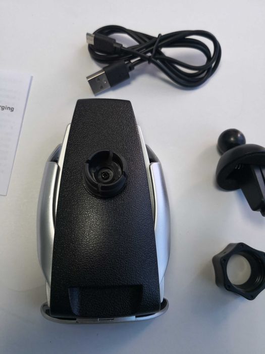 Suport telefon auto cu incarcare wireless