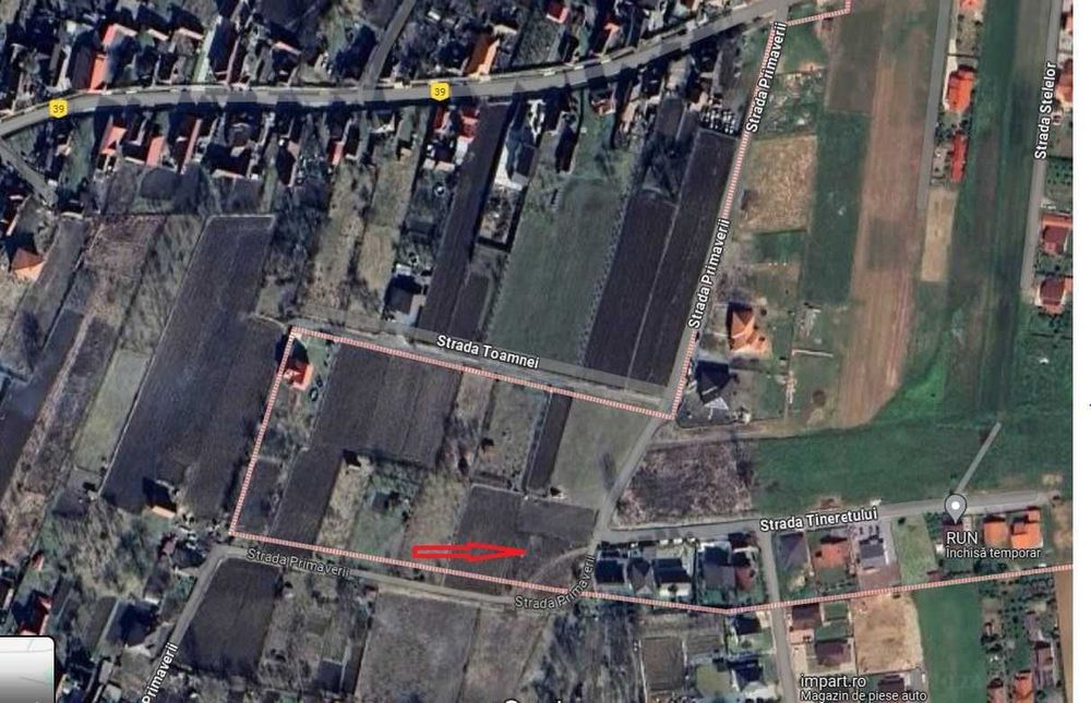 Terenuri  intravilane în Corunca