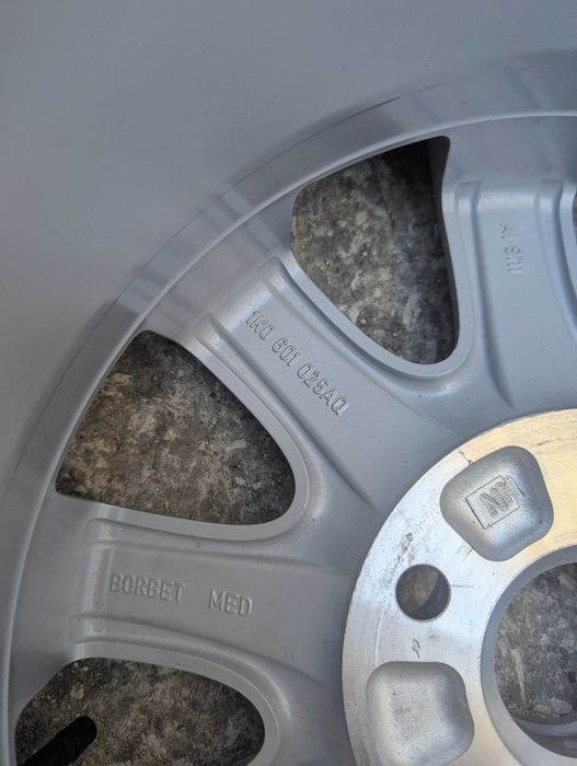 Авариен комплект гума патерица пълноразмерна с инструменти за VW/SKODA/SEAT 195/65/15" 6.5J ET 50 нови