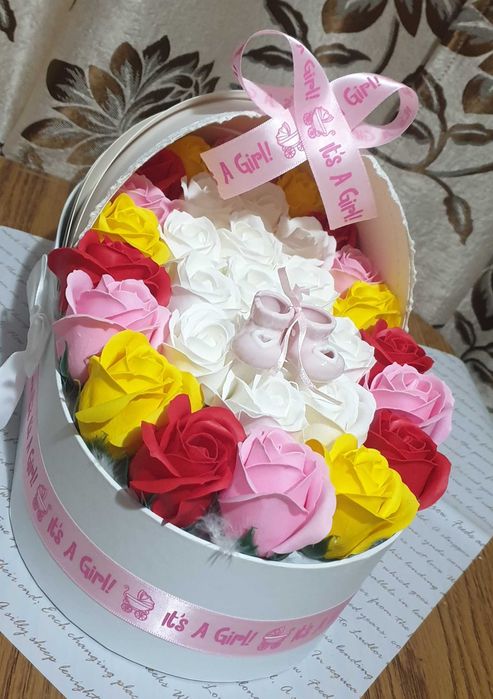 Landou cu trandafiri de sapun