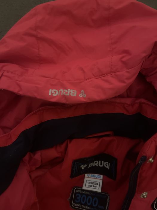 Salopeta fetite iarna Ski Brugi roz