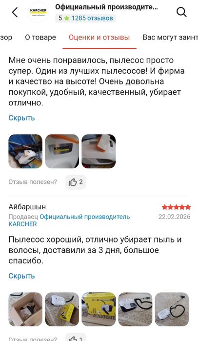 Пылесос Karcher DS 6 PLUS белый