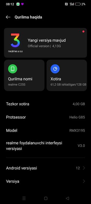 Realmi c25 c sotiladi