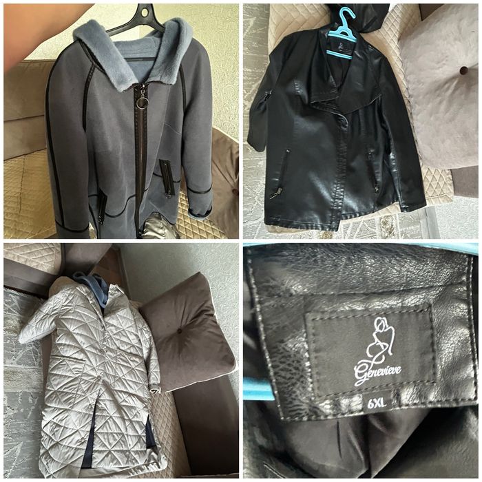 Продам весенние дубленка кожанка куртка