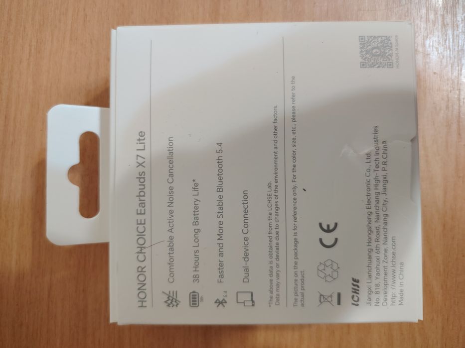 Honor X7 lite Bluetooth  наушники.