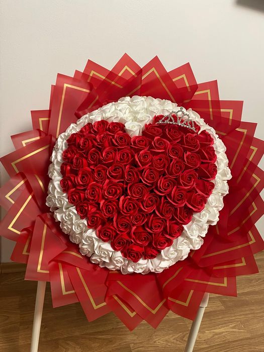 Buchet trandafiri sapun