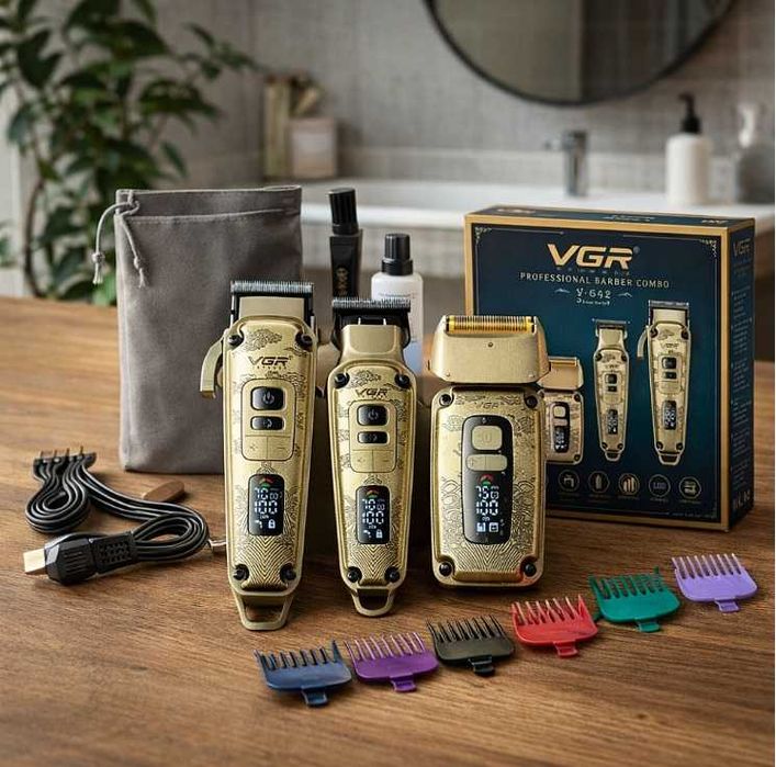 Машинка за подстригване, тример и самобръсначка 3 в 1 VGR V-642