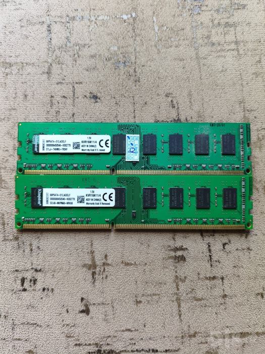 Kingston 2x4gb ddr3 1600mhz