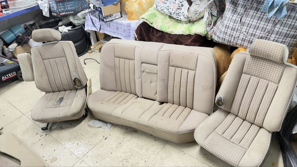 w124 салон состояние средний