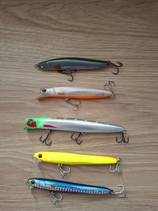 Set voblere pescuit in apa sarata Seabass