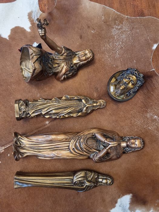 Statui din bronz Sfanta Fecioara Maria si Iisus Hristos - calitate Top