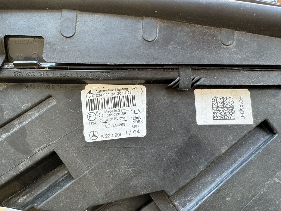 OEM W222 Multibeam фарове с модули