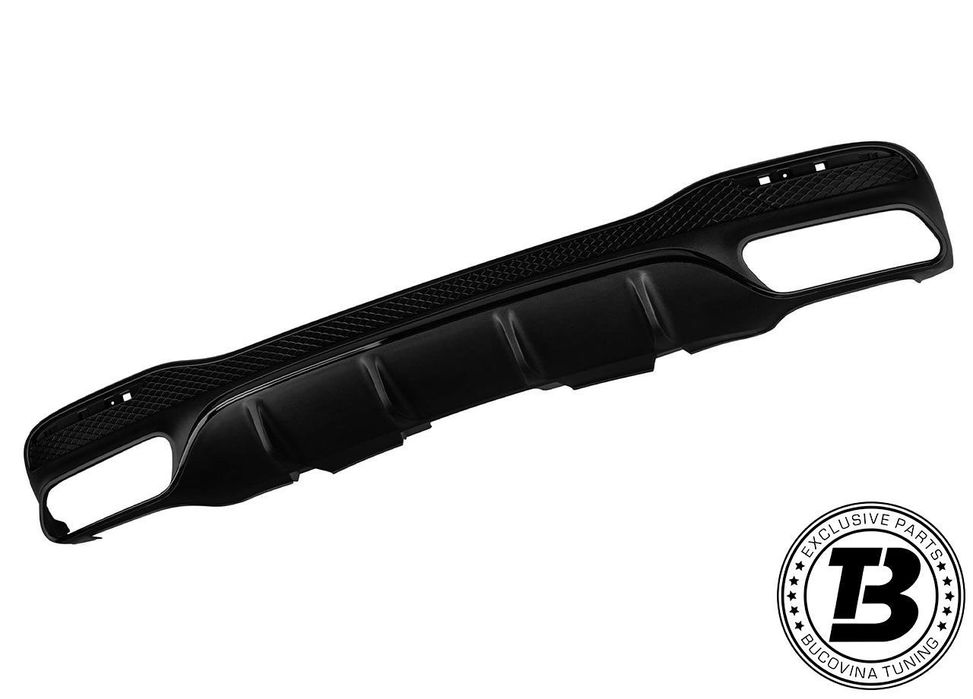 Difuzor Bara Spate cu Ornamente compatibil cu Mercedes GLE W166 AMG Design