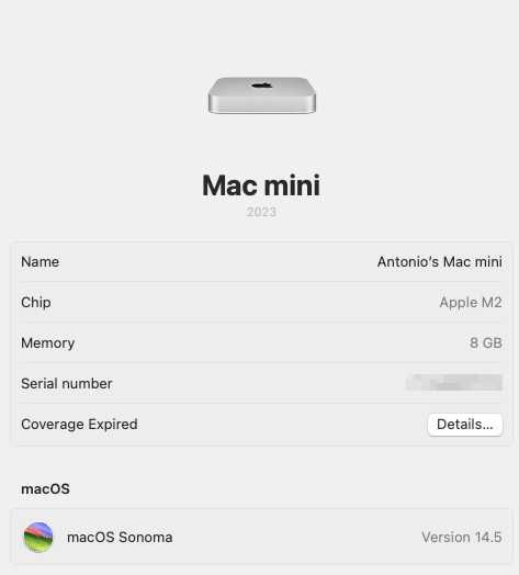 Компютър Apple Mac Mini, Apple M2