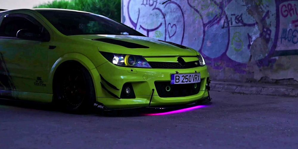 Led neoane auto lumini RGB masina led submasina ambiental tub neon