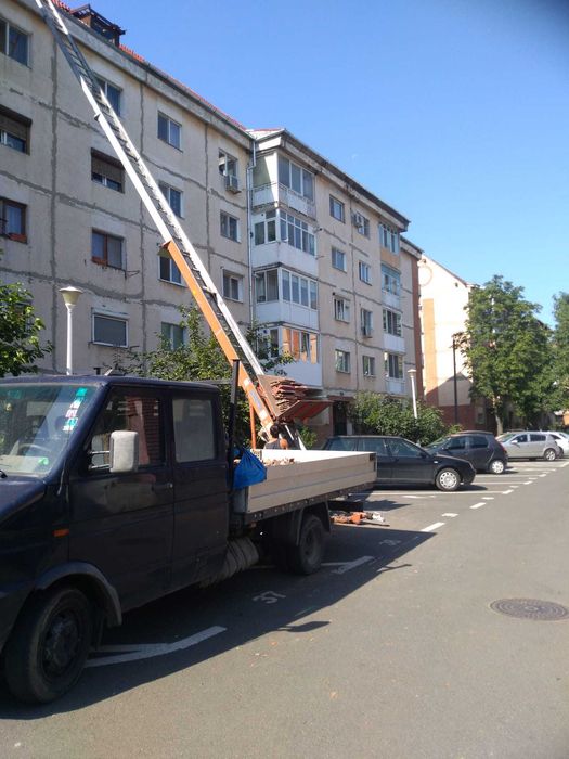 Inchiriez lift exterior scara, nacela materiale constructii