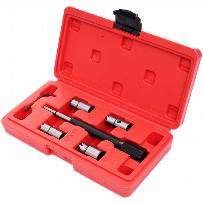 Set pentru curatarea scaunului injectorului, 6 piese, Kraft