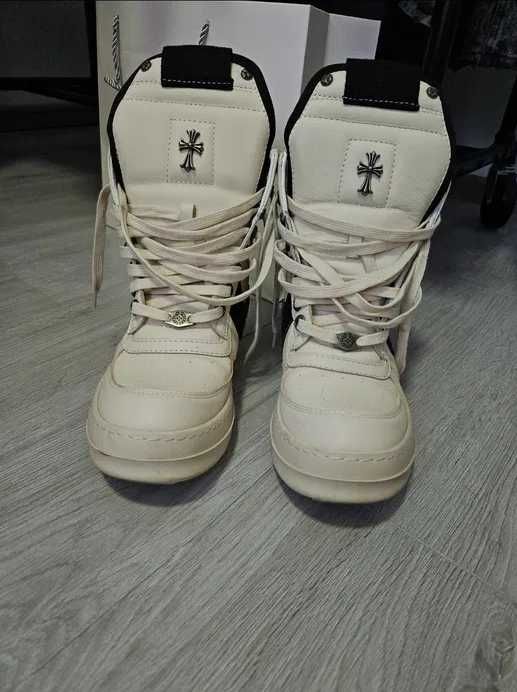 Rick Owens Geobasket Alb
