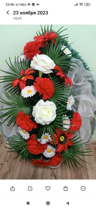 Венки корзины ритуальные оптом и в розницу