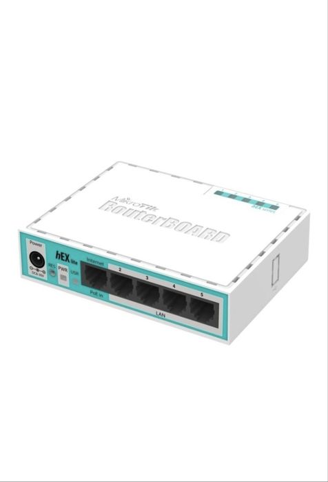 Mikrotik hEX lite RB750r2 белый