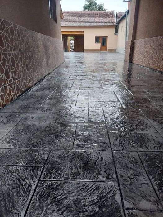 Beton amprentat amenajari