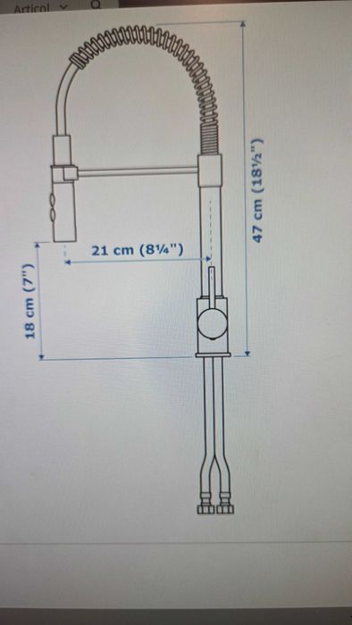 Baterie chiuveta dus ikea