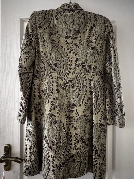 Пальто сюртук велюровое