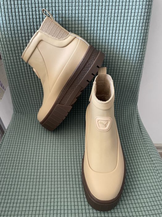 Ghete Puma,din piele,marime35,5