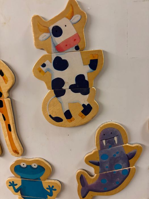 Детски дървени магнити Djeko ферма