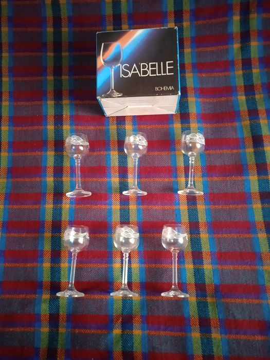 Чешские фужеры ,наборы по 6 штук