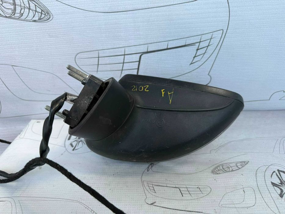Oglindă Retrovizoare Dreaptă Electrică 5 Pini Audi A1 8X 8X2857410K / 857410K 2012 / [2010-2018] / (5A3)