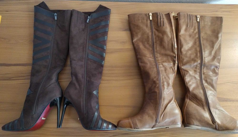 Два чифта дамски ботуши (обща цена)