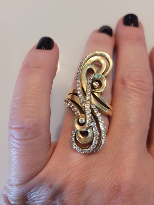 Кольцо золото желтое 585 вес 11 гр