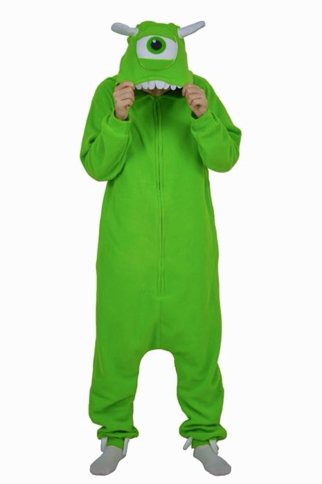 Costum pijama shrek verde adulti