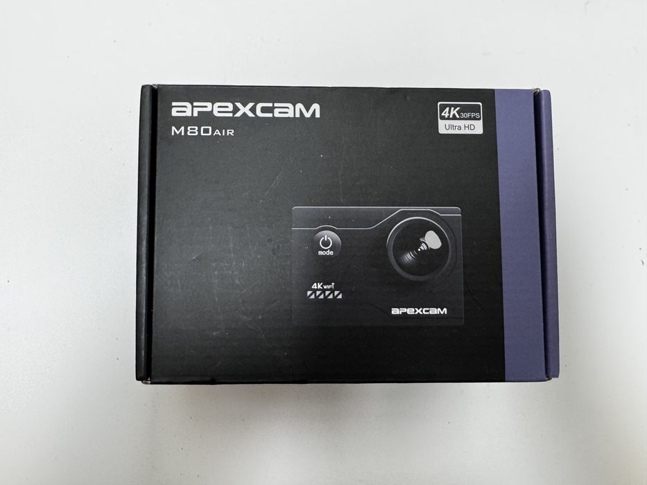 Caméra Sportive ApexCam M80 Air – Noir – Wifi Intégré – Étanche – 2 Pouces