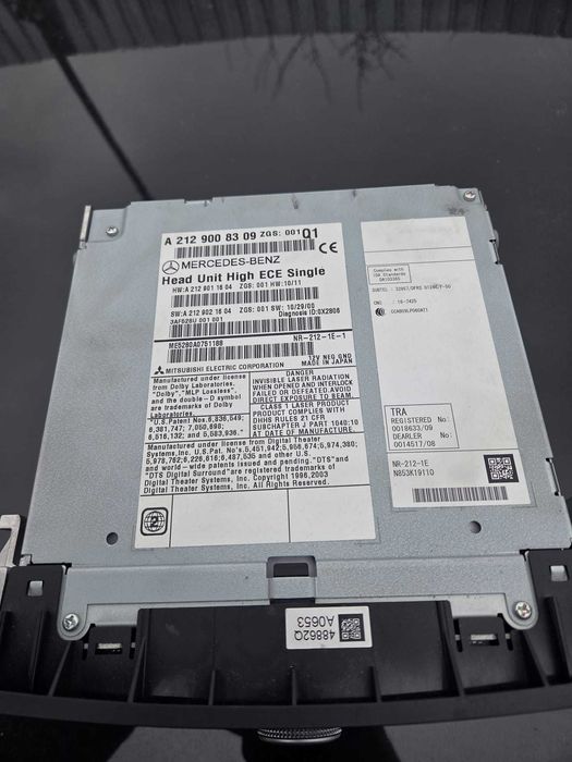 Navigatie radio/ cd player Mercdes E class w212