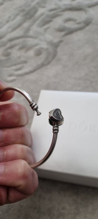 Bratara fixa Pandora, argint
