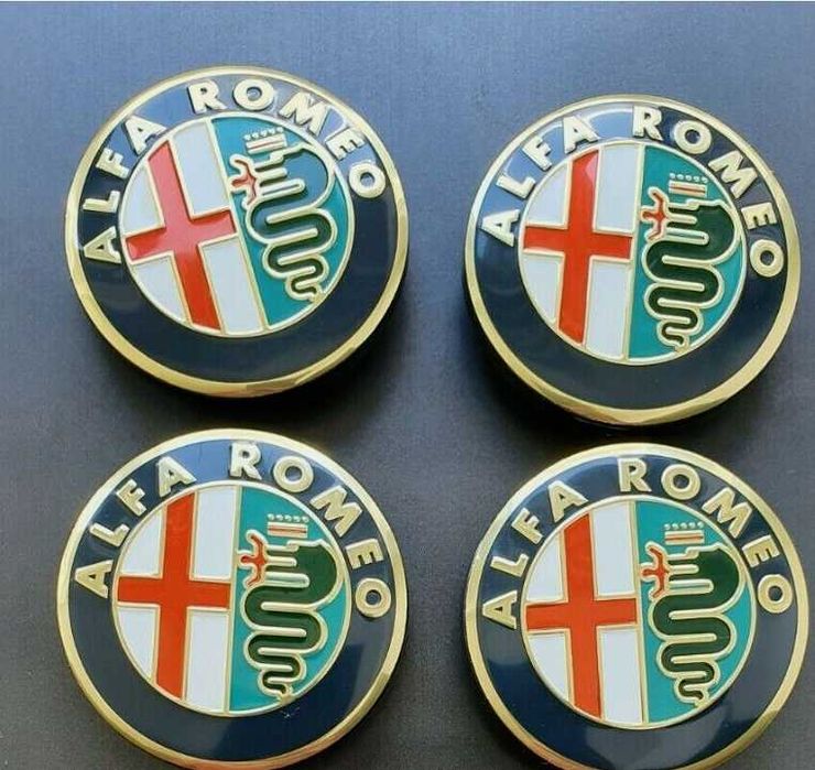 Капачки за джанти Alfa Romeo 60мм Алфа Ромео Mito Giulietta Stelvio