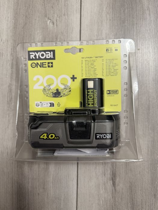 Acumulator Li-Ion RYOBI  ONE + 18V 2,5 ah ,4 ah si 5 ah  noi sigilate