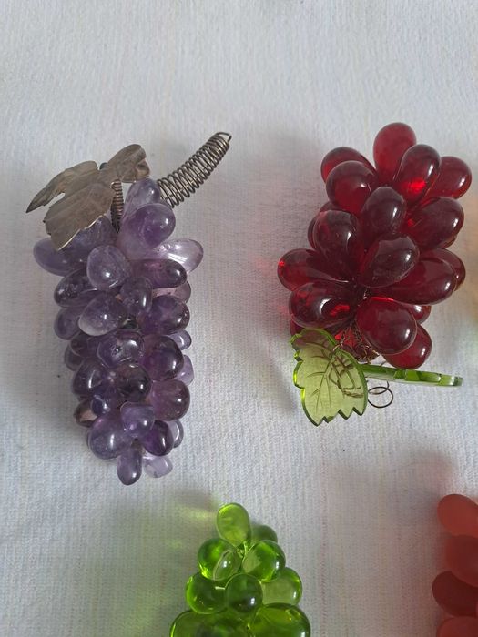 strugure sticla murano ametist feng shui