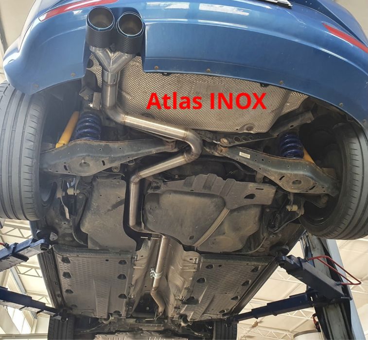 Teava inox AISI 304 evacuare esapament auto  63mm  76mm  90 mm