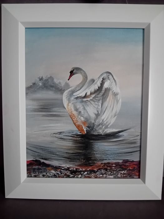 Картина " Рыбак" 31х38масло