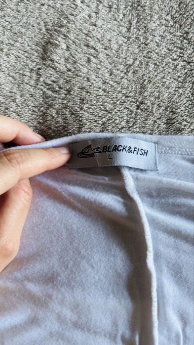 Bluză / Tricou, 100% Bumbac, Mărimea L, Detalii Aurii